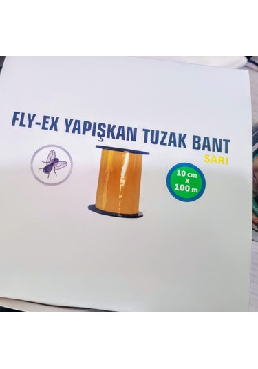 Fly-ex Yapışkan Tuzak Bant 10 CM x 100 M