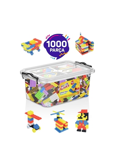 Funny Blocks Mikro Blok 1000 Parça Plastik Kutulu