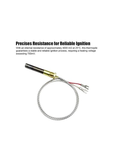 Pazly 750mv Termopil Jeneratörü - Hızlı Isınma Şömine, Su Isıtıcı, Gazlı Fritözler İçin