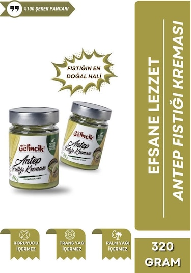 Gelincik Kahvaltılık Sürülebilir Antep Fıstığı Kreması 320 G