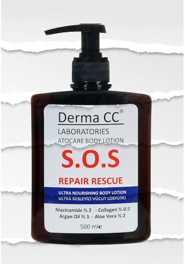 Derma CC Atocare S.O.S Acil Onarım Vücut Losyon 500 ML