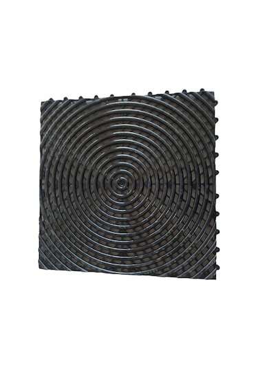 Plastik Karo 40x40 Copolimer Zemin Kaplama Siyah