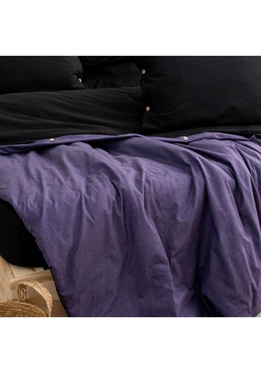 Tek Kişilik %100 Pamuk Ranforce Nevresim Takımı 160x220 Cm Gri Lastiksiz Çarşaflı Gri