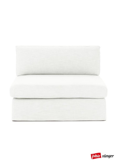 Mode Siesta Pro Kuş Tüyü Orta Modül 01 Kırık Beyaz Keten Kumaş