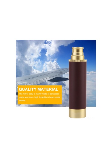 Kkmoon 25x Tek Tüplü Dürbün Hd 30mm Lens Monoküler Teleskop, Konser Spor Etkinlikleri Kamp Yürüyüşü Kuş Gözlemleme İçin Deri Saklama Çantası İle Birlikte.