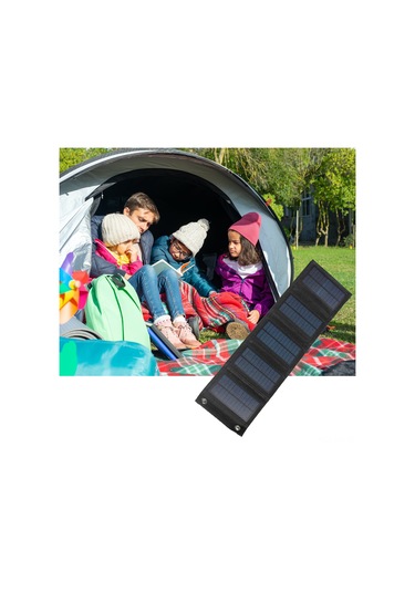 Reedark "7.5w Katlanabilir Güneş Paneli - Su Geçirmez, Taşınabilir Usb Şarj Cihazı" 112 Karakter