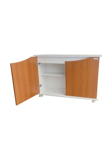 Kanki Pet 100 Cm Mdf Kp1000125vc Flex Venedik Ceviz Kapaklı Akvaryum Sehpası 100x31x69 Cm