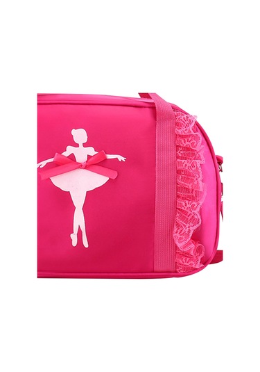 Homyl Bale Dans Çantası Tatlı Tutu Elbise Seyahat Için Çocuk Kırmızı Gül