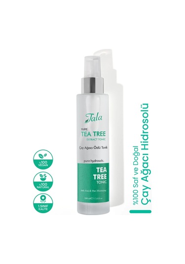 Tala Çay Ağacı Suyu Akne Karşıtı Ve Gözenek Sıkılaştırıcı Arındırıcı Tonik %100 Saf Ve Doğal 100 ML