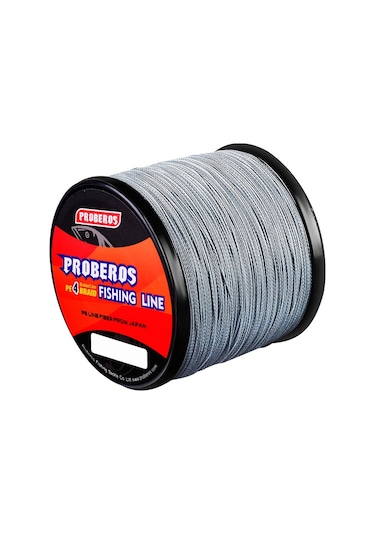 Sones Proberos 4 Düzenlenmiş 300m Balık Misinası, Misina Numarası: 2,5 / 30lb Gri