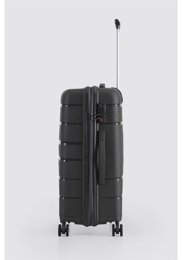 Ççs 5247 Polipropilen Büyük Boy Valiz Antrasit