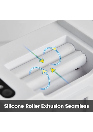 Sones Akıllı İndüksiyon Diş Macunu Sıkacağı Elektrikli Otomatik Diş Macunu Dağıtıcısı, Özellikler: Pil Gümüş