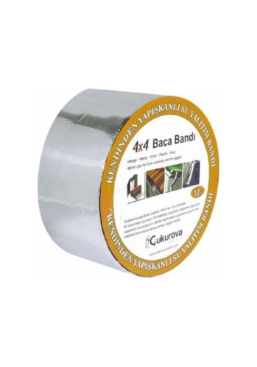 Izolasyon Oto Ses Çatı Yalıtım Mahya Baca Bandı 10cmx10mt Alüminyum