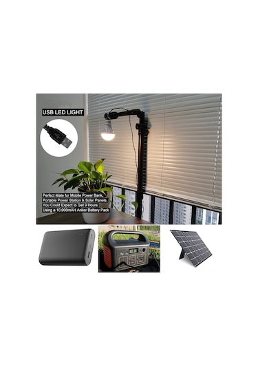 Shineyee Usb Çadır Işığı 2.5m Kablolu 14 Led 5730 Smd 650lm 3000k Sıcak Beyaz Dc 5v 2 Adet