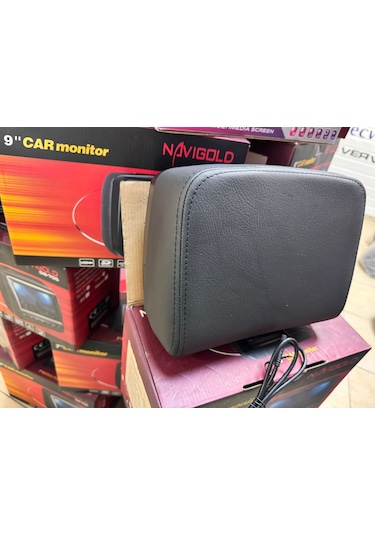 Navigold 9 İnc Usb Sd Koltuk Başlığı Monitör 2 Adet Touch Scren