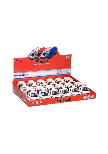 588A 8112 Vardem. Sesli Işıklı Çek Bırak Ambulans 1:30