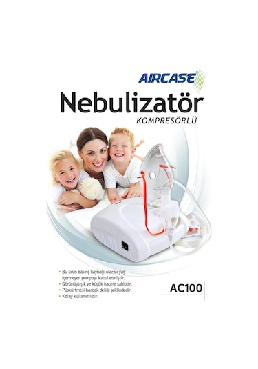 Aircase AC100 Kompresörlü Nebulizatör