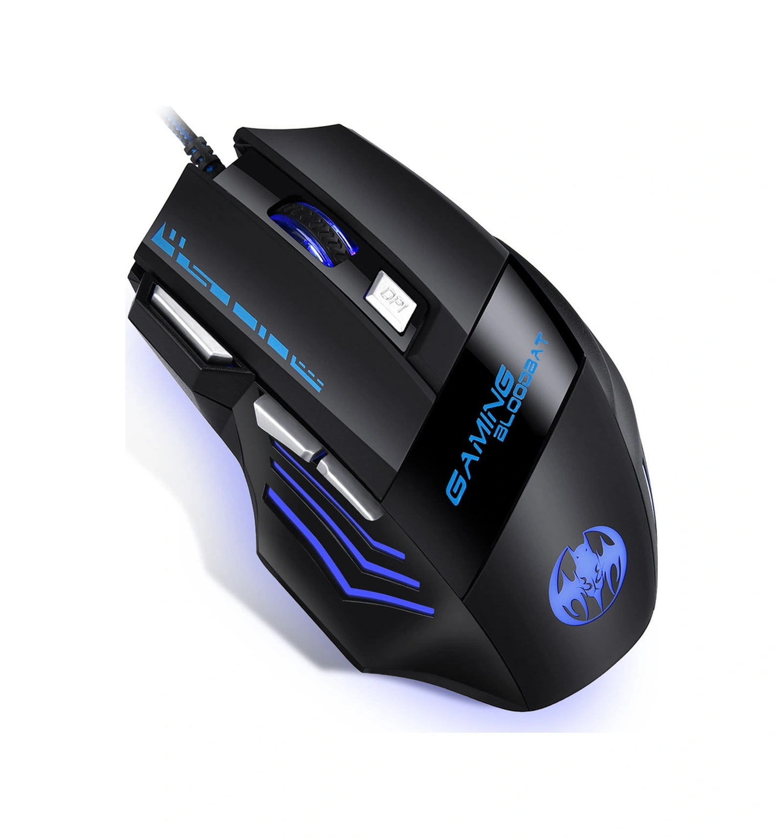 Sones Gamıng Bloodbat Gm02 7 Tuşlu Usb Kablolu Optoelektronik Oyun Faresi Dijital Solunum Işıkları Faresi Diğer