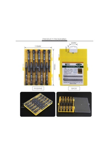 Fastbuy 10 Adet Bst-8800c Onarım Aleti, Hassas Tornavida Seti, Yedek Parça, Profesyonel Aksesuar Seti