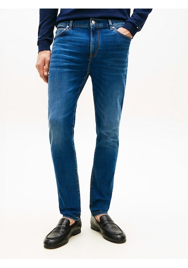 Tommy Hilfiger Mw0mw43142 Wcc Slim Bleecker Erkek Denim Pantolon Mavi