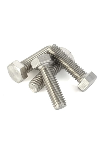 M16x40 Çelik Civata Altı Köşe Dın 933 8.8 Kalite Akb 20 Adet