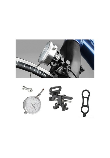 Ximistore9 Bisiklet Tekerlek Düzeltme Aleti, Akıllı Ölçüm Göstergesi İle Ön/arka Jant Tamiri, Siyah, Tüm Bisiklet Modelleri İçin Uyumlu