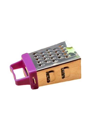 Mor Soyucu Paslanmaz Sebze Rendesi Kenarları Julienne Çelik Mutfak