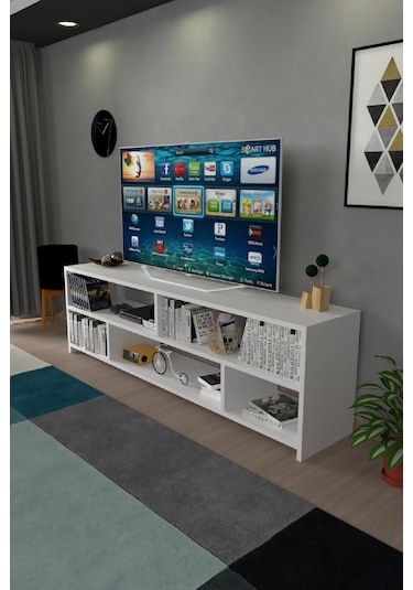 Kuzey Tv Ünitesi Beyaz Beyaz