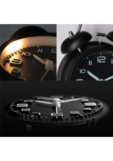 4 Inç Ikiz Çan Yüksek Sesli Çalar Red