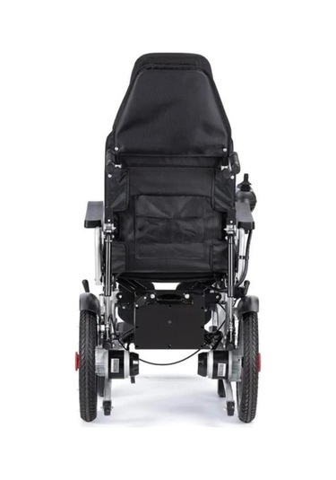 Ayak Kalkar Sırt Yatar Akülü Tekerlekli Sandalye Baş Destegi