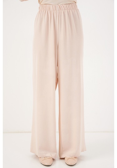 Kadın Önü Bağcıklı Tunik Pantolon İkili Takım 6744 - Krem Krem Kadın Önü Bağcıklı Tunik Pantolon İkili Takım 6744 - Krem Krem