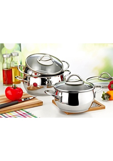 Evimsaray Güveç Mini Tencere Seti Şevval Gri