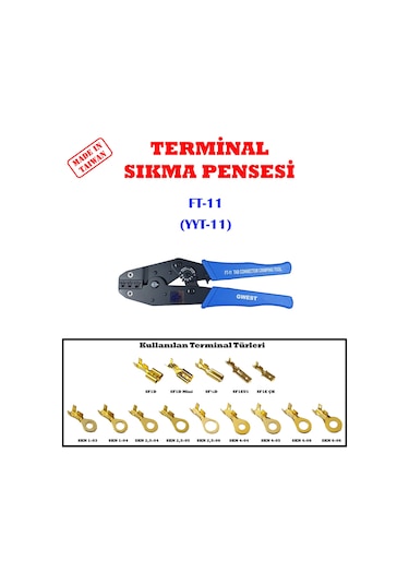 Gwest - Terminal Sıkma Pensesi Ft 11 Yyt 11
