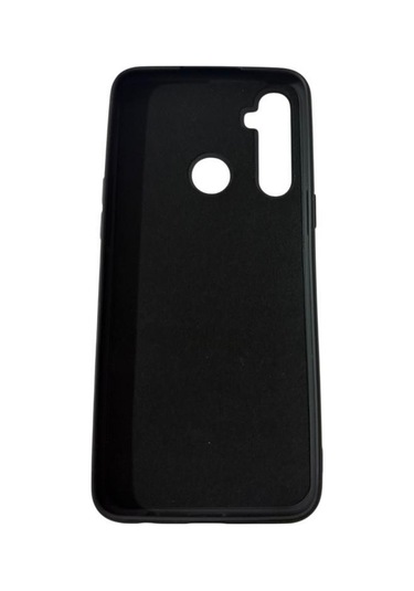 Realme C3 İle Uyumlu Cappy Silikon Kılıf Siyah Siyah