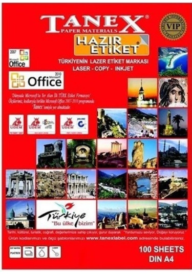 Tanex Tw-2060 Etiket Go (30 x 9 MM)