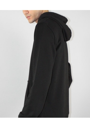 Insane Minds Kapüşonlu Sweatshirt Siyah Basic