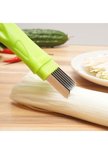 Suntek Yeşil Soğan Kesici, Mutfak Parçalama Bıçak, Paslanmaz Yeşil Diğer