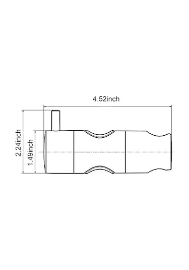 Konesam Banyo Duşu Kolu Tutucu, 19-25mm Borular İçin Uyarlanabilir Yükseklik, 360 Dönebilen, Abs Plastiği İle Chrome Kaplama Diğer
