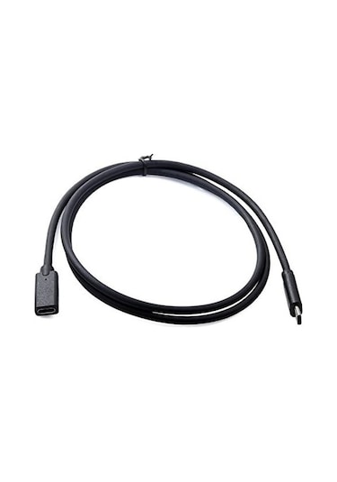 Ally Usb Type-C To Type-C Uzatma Kablosu 1 M Siyah
