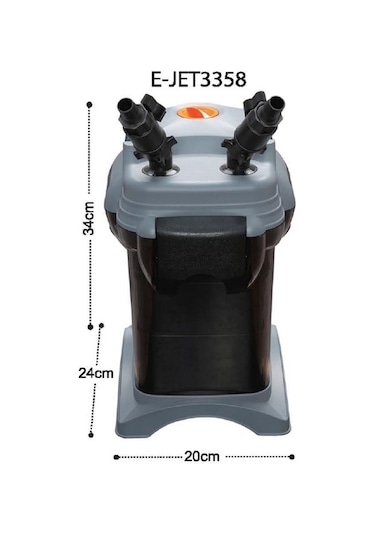 E-Jet 3358 Akvaryum Dış Filtre 750 L/H