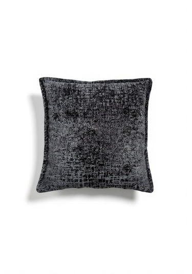 Kırlent İthal Kadife Kumaş 3'lü Set - Yumuşak Dokulu Dekoratif Özel Tasarım Kırlent Kılıfı Koyu Gri