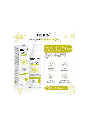 Thol's Scabthol Kükürtlü Vücut Losyonu 200 ML