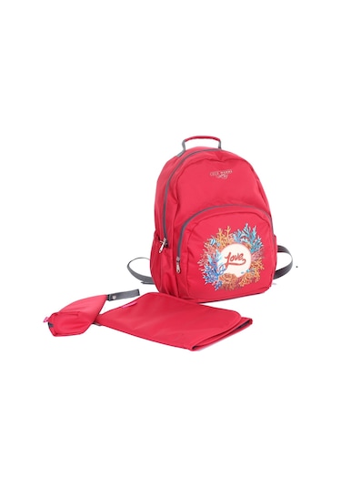 Coco Mamma Vera Anne Bebek Bakım Çantası Kırmızı Mercanlar Kırmızı