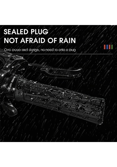 Xiyyadms Mountain Bisiklet Anti Kayma El Tuttuğu, Dayanıklı Silikon-gümüş Alüminyum, Sert Tutuş Ve Sönümleme Özelliği, Sarı 1 Çift