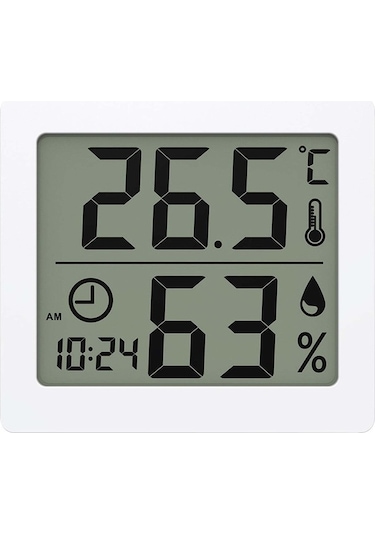 Pazly Bebek Odası İçin Dijital Termo-higrometre -20 C 60 C Hassas Ölçüm