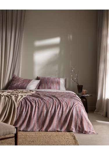 Clarette Tek Kişilik %100 Pamuk Madame Coco Crep Baskılı Nevresim Takımı - Renkli 8684427182277 Çok Renkli