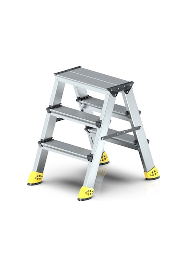 Narvon 3 3 Lüx Çift Çıkışlı Alüminyum Merdiven