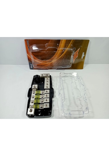 Cadence Amfi Sigortalı Blok Dağıtıcı 4 Lü Hem Artı Hem Şase Kablo Dağıtıcı Blok