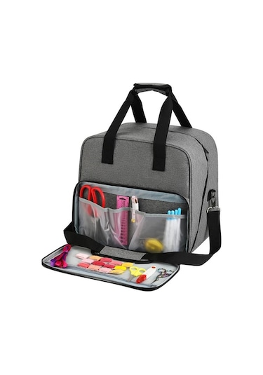 Bosphorusboutique Tote Taşıma Taşıma Seyahat Saklama Naylon Makinesi Kılıfı Evrensel Dikiş Çantası Çanta Xi