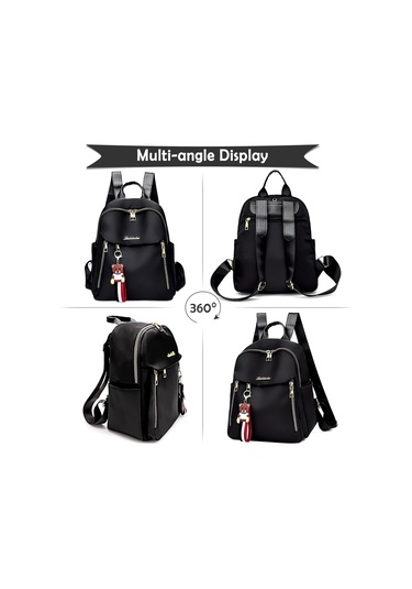 Kadın Sırt Çantası, Küçük Şehir Sırt Çantası, Gündelik, Siyah